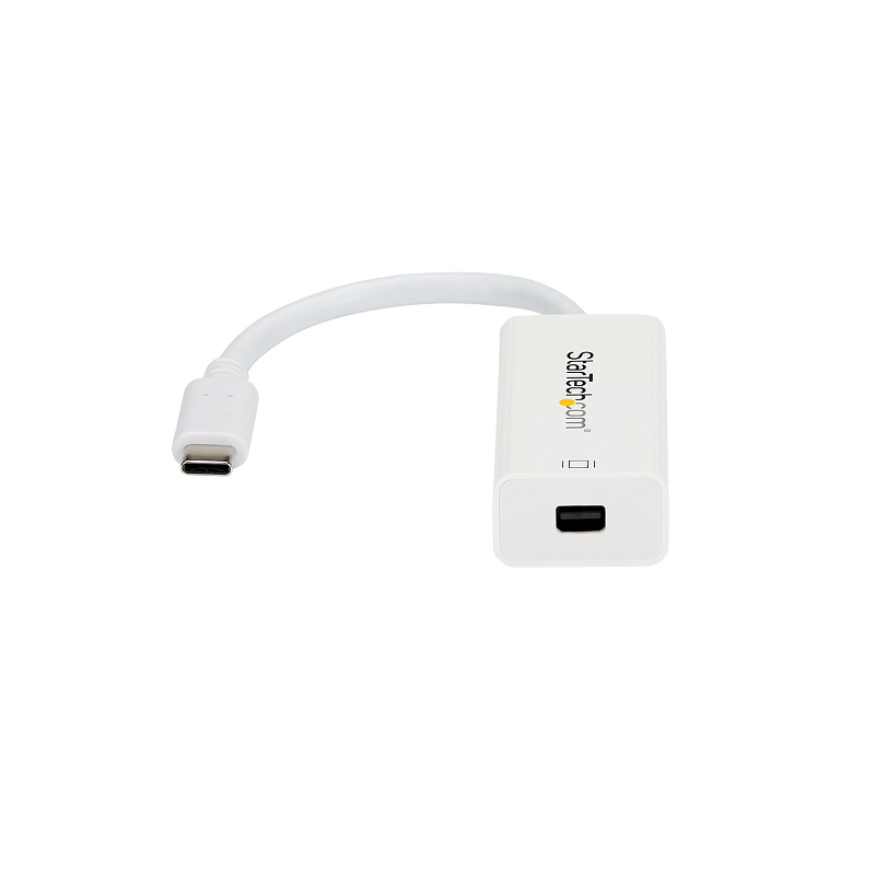 StarTech CDP2MDP USB-C to Mini DisplayPort Adapter - 4K 60Hz - White